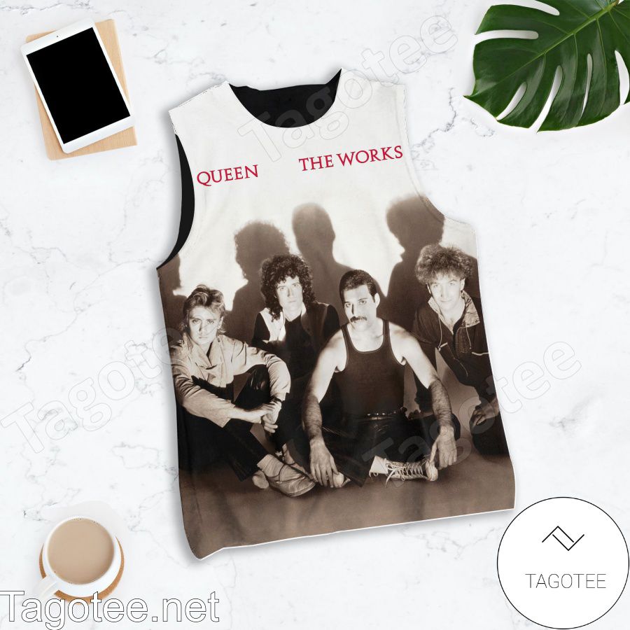 Queen The Works Album Cover Tank Top