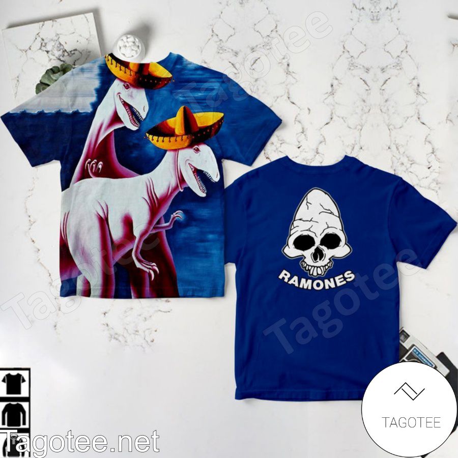 Ramones Adios Amigos Album Blue Shirt
