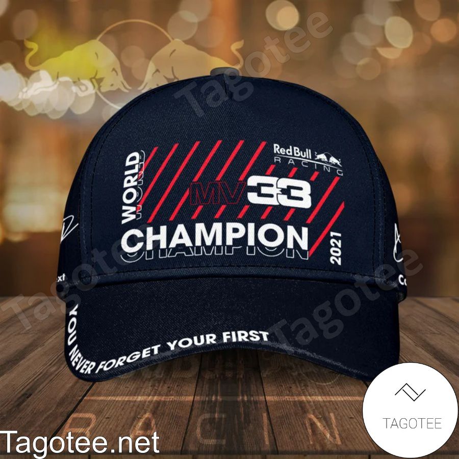 Red Bull Racing Mv 33 World Champion 2021 You Never Forget Your First Cap