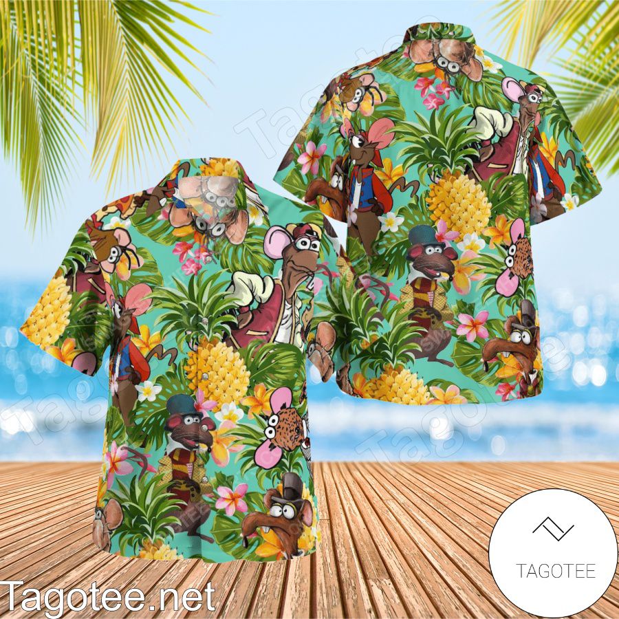 Rizzo The Rat The Muppet Tropical Pineapple Hawaiian Shirt