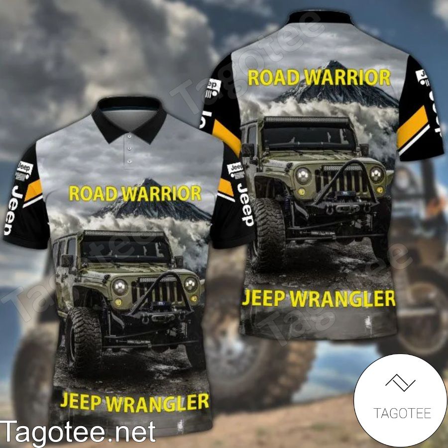 Road Warrior Jeep Wrangler Polo Shirt