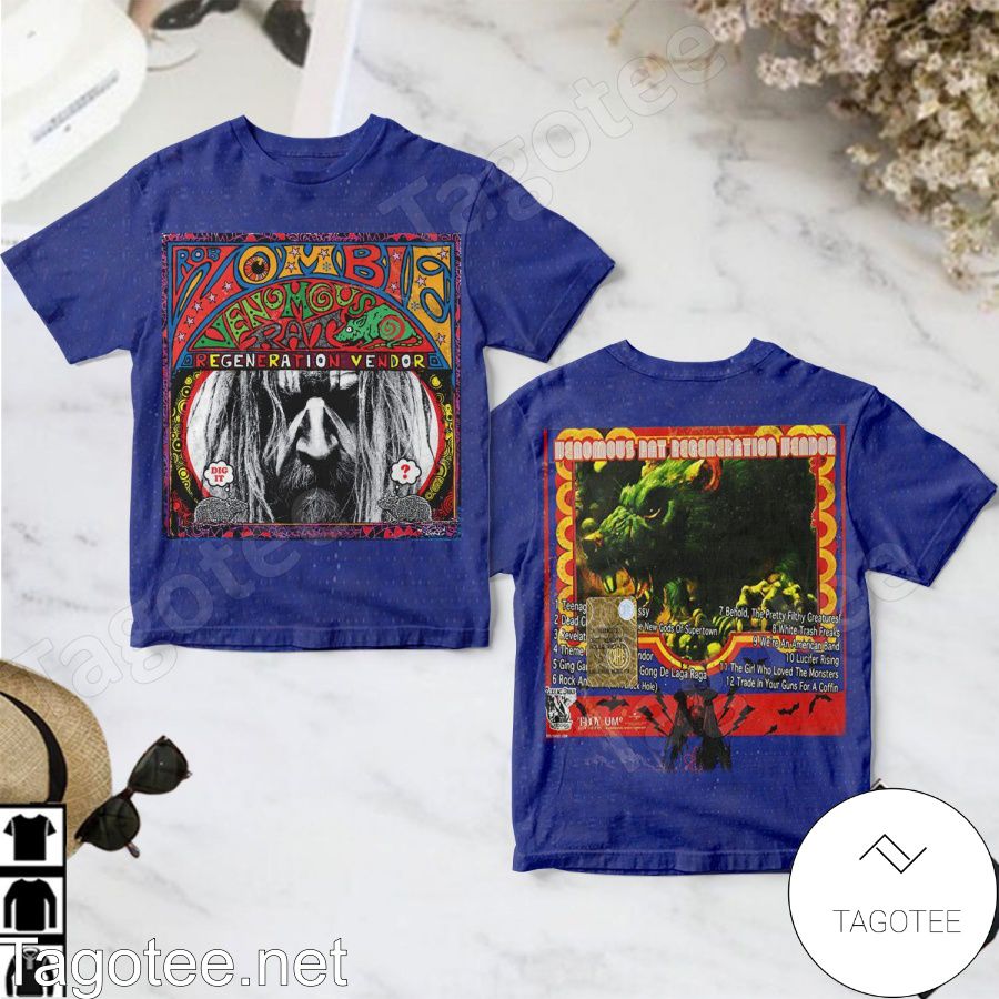 Rob Zombie Venomous Rat Regeneration Vendor Album Cover Shirt