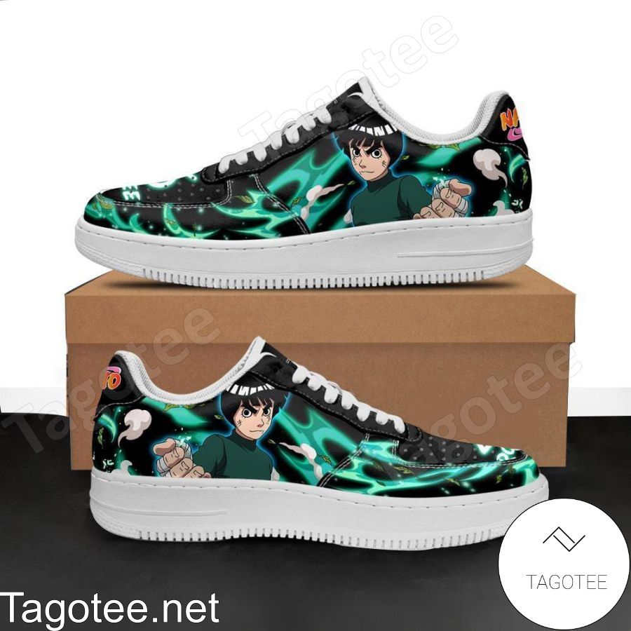 Rock Lee Naruto Anime Air Force Shoes