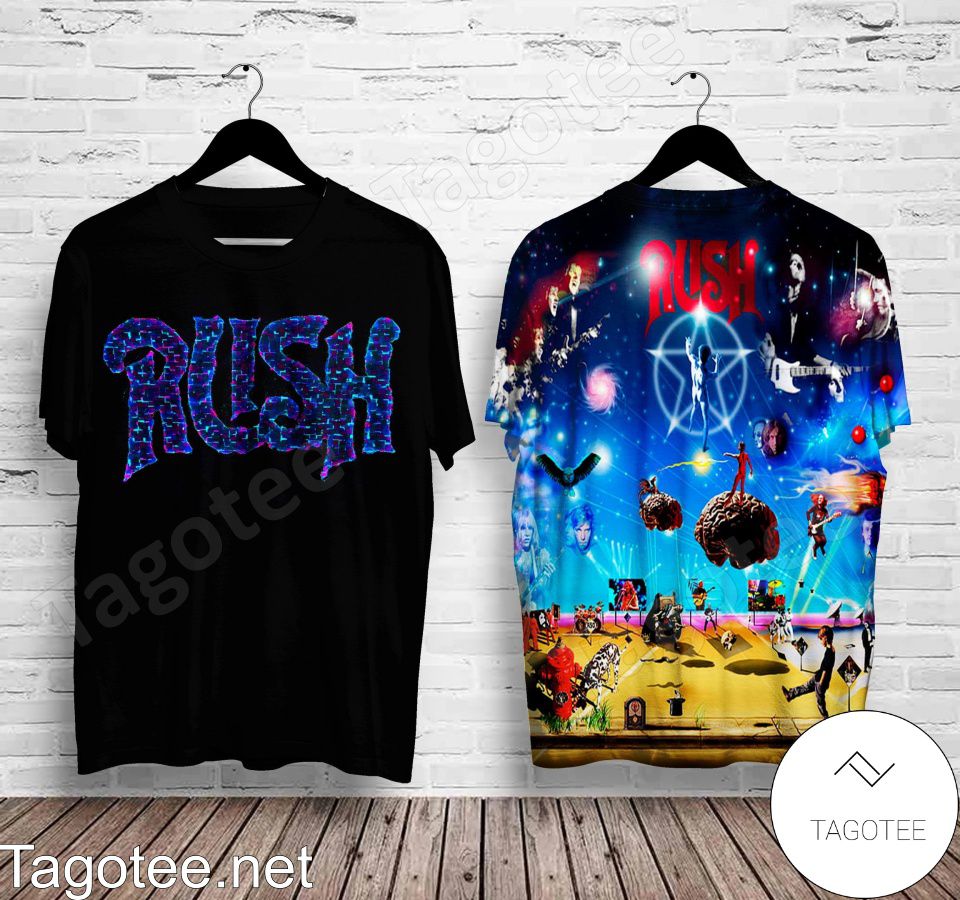 Rush Band Wallpaper Shirt