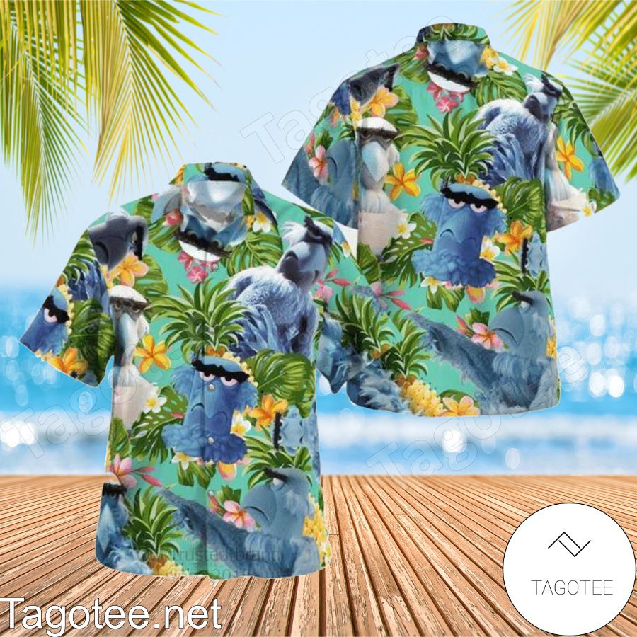 Sam The Eagle The Muppet Tropical Pineapple Hawaiian Shirt