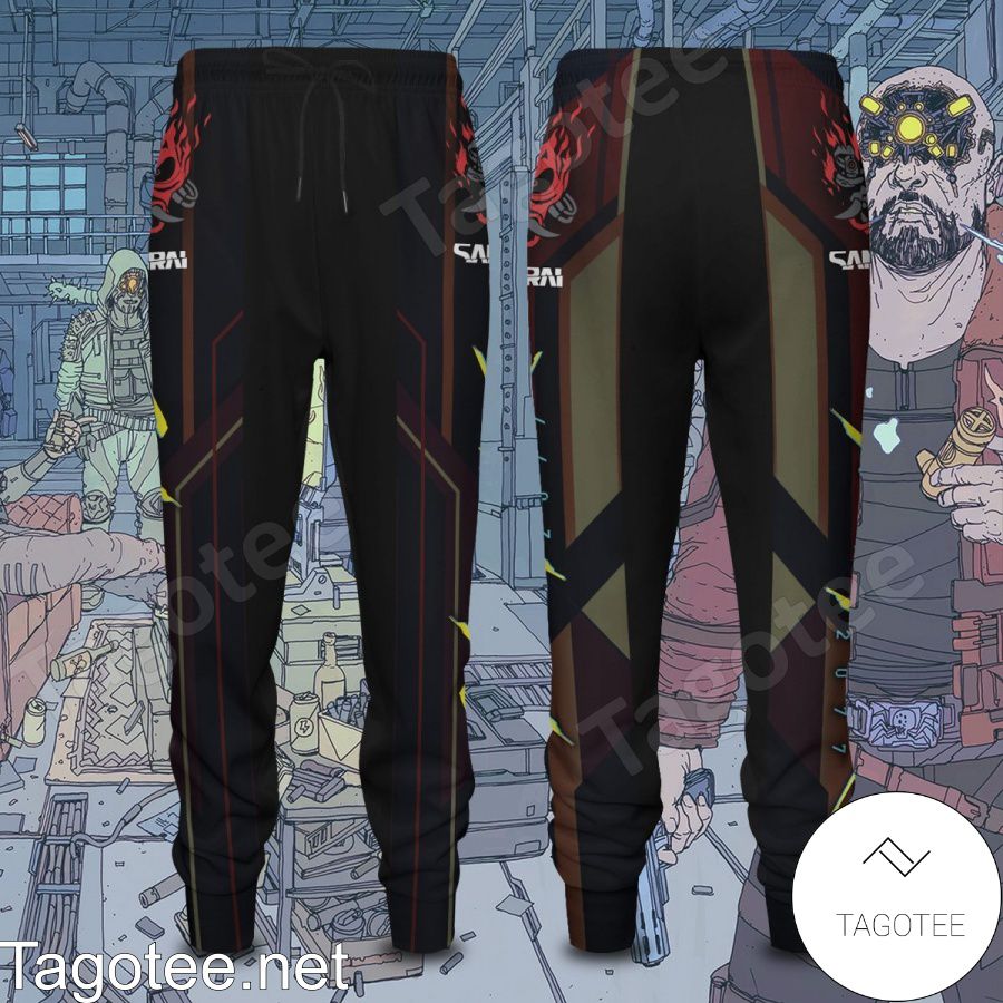 Samurai Oni Cyberpunk 2077 Pants a