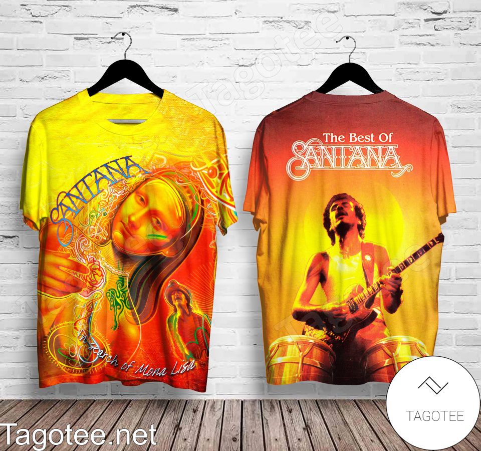 Santana In Search Of Mona Lisa Album Cover Shirt