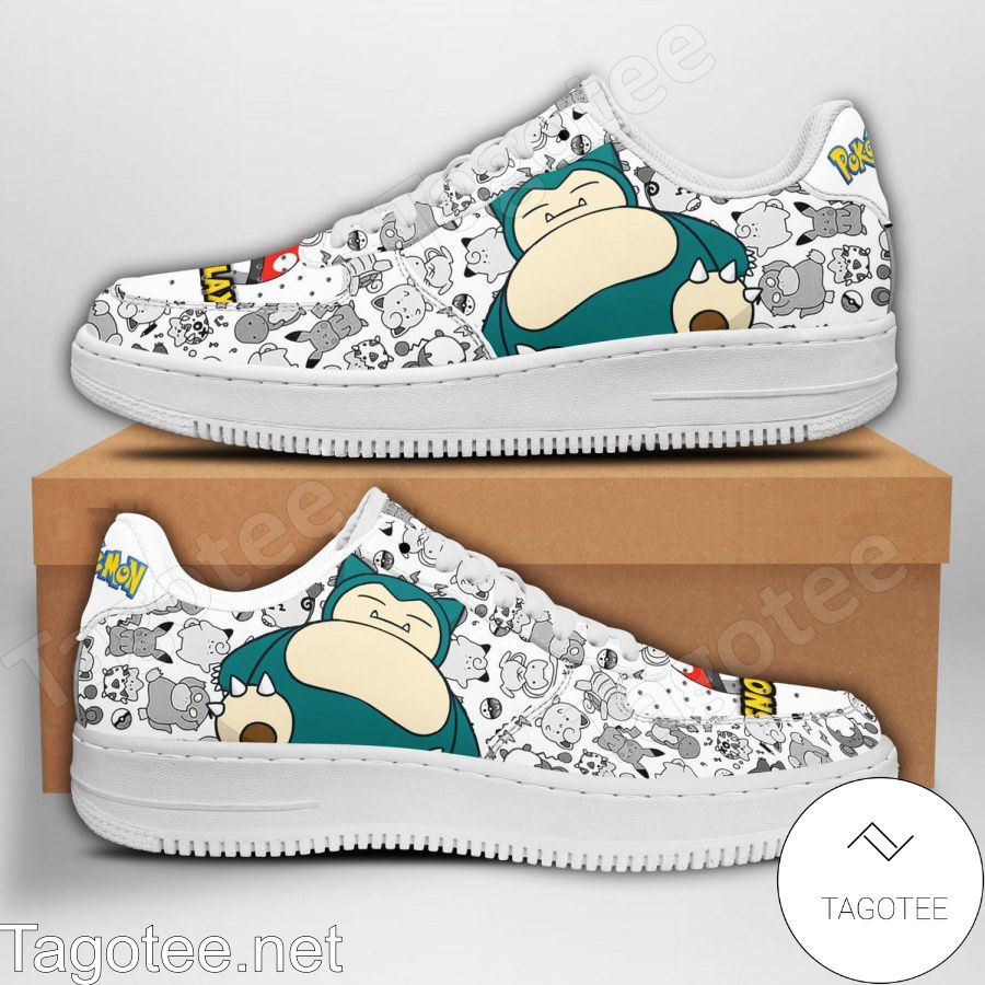 Snorlax Pokemon Air Force Shoes