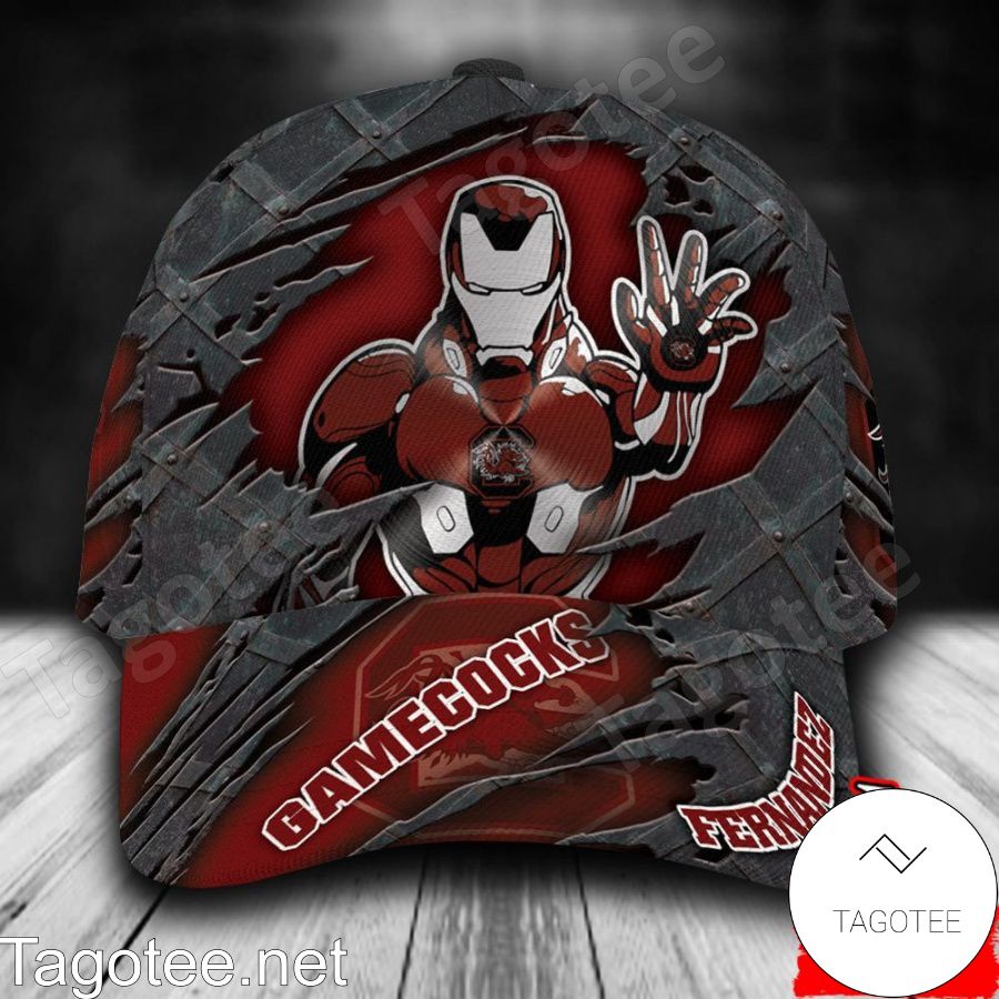 South Carolina Gamecocks Iron Man NCAA Personalized Cap