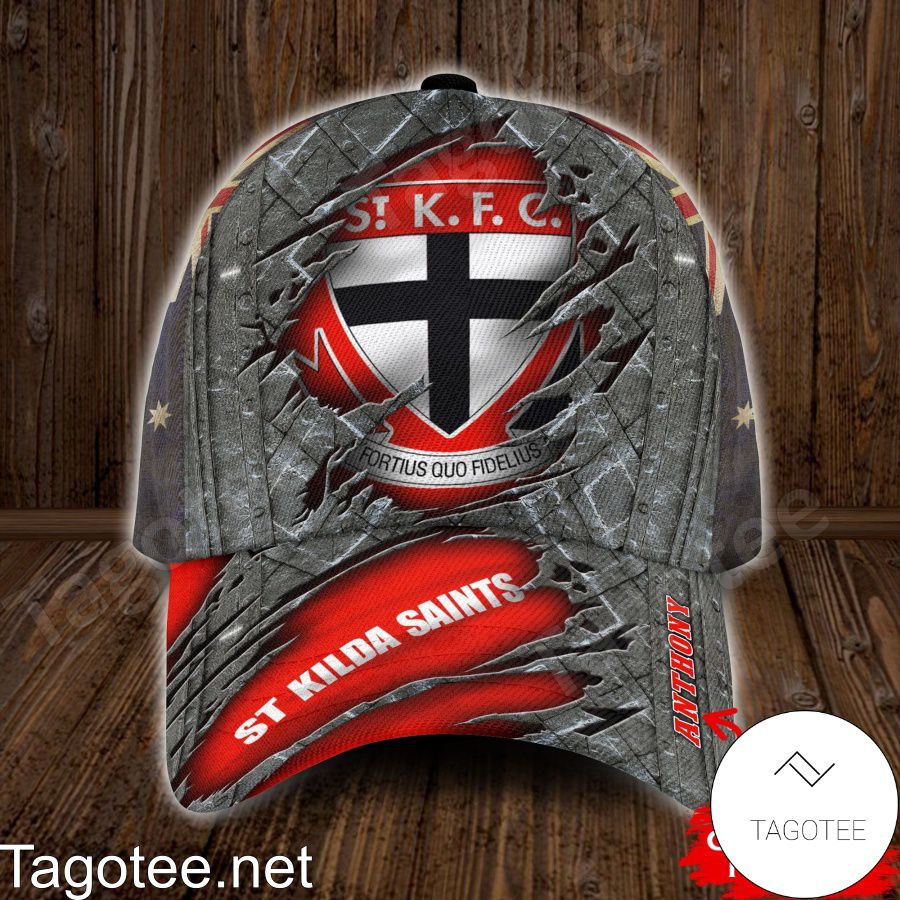 St Kilda Saints AFL Custom Name Personalized Cap