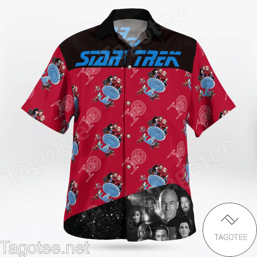 Star Trek Tng Command Hawaiian Shirt a