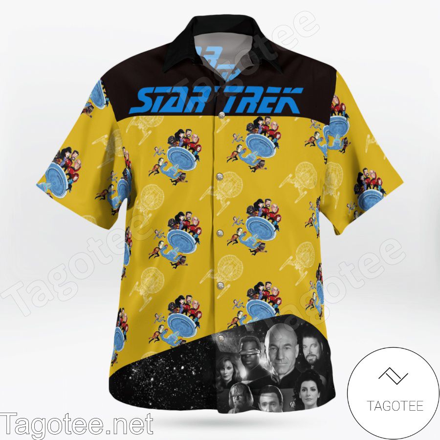 Star Trek Tng Operations Hawaiian Shirt a