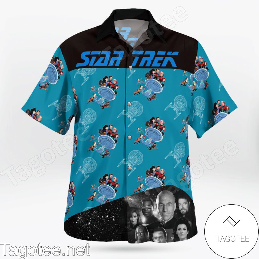 Star Trek Tng Science Hawaiian Shirt a