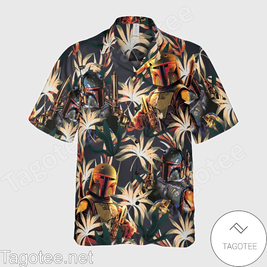 Star Wars Tropical Leaf Hawaiian Shirt a