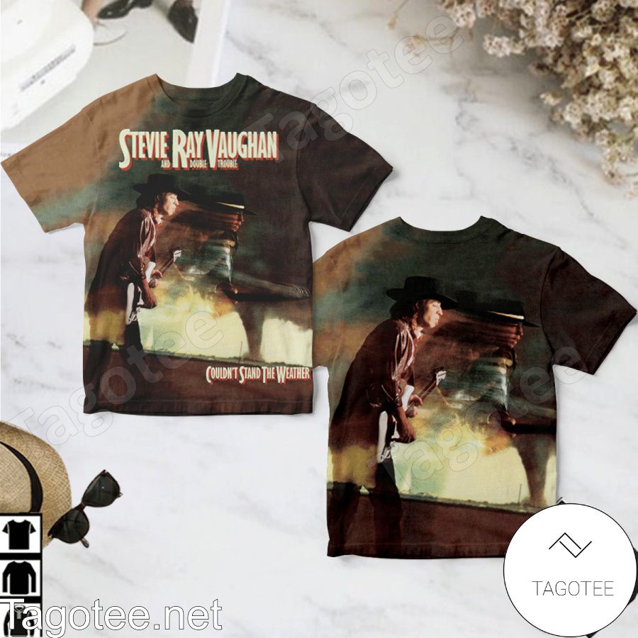 Stevie Ray Vaughan And Double Trouble Couldn't Stand The Weather Album Shirt