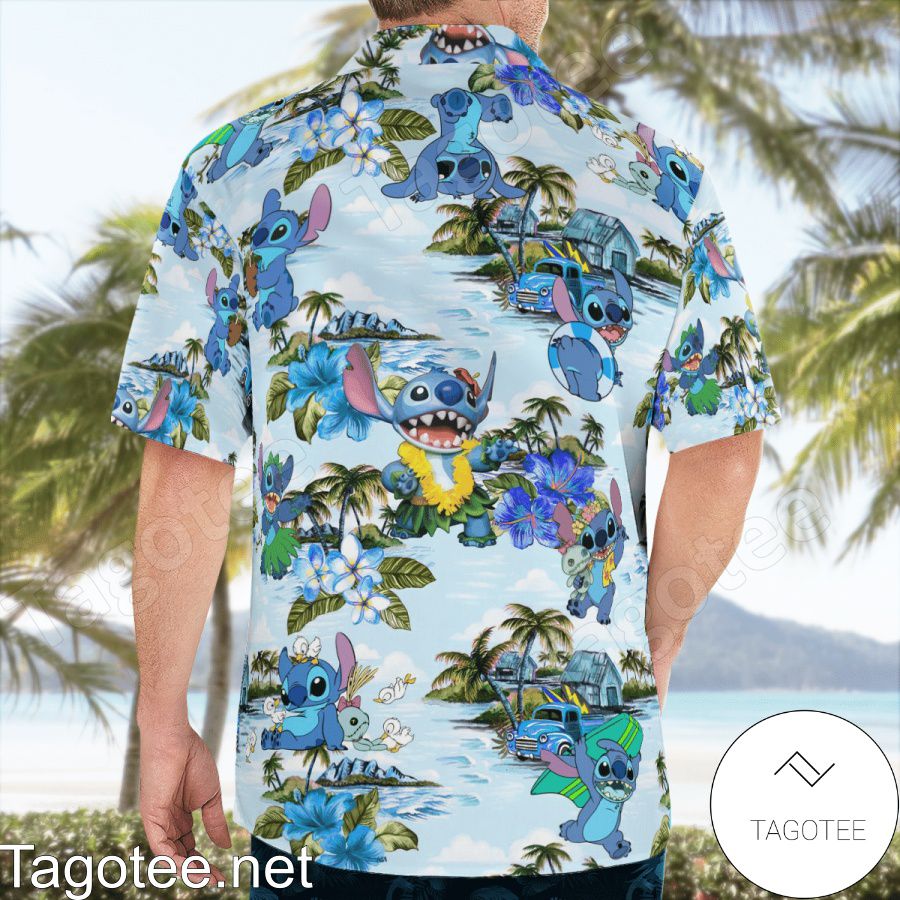 Stitch Summer Hawaiian Shirt a