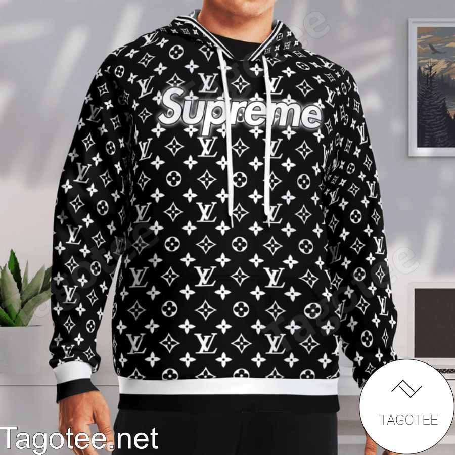 supreme lv hoodie