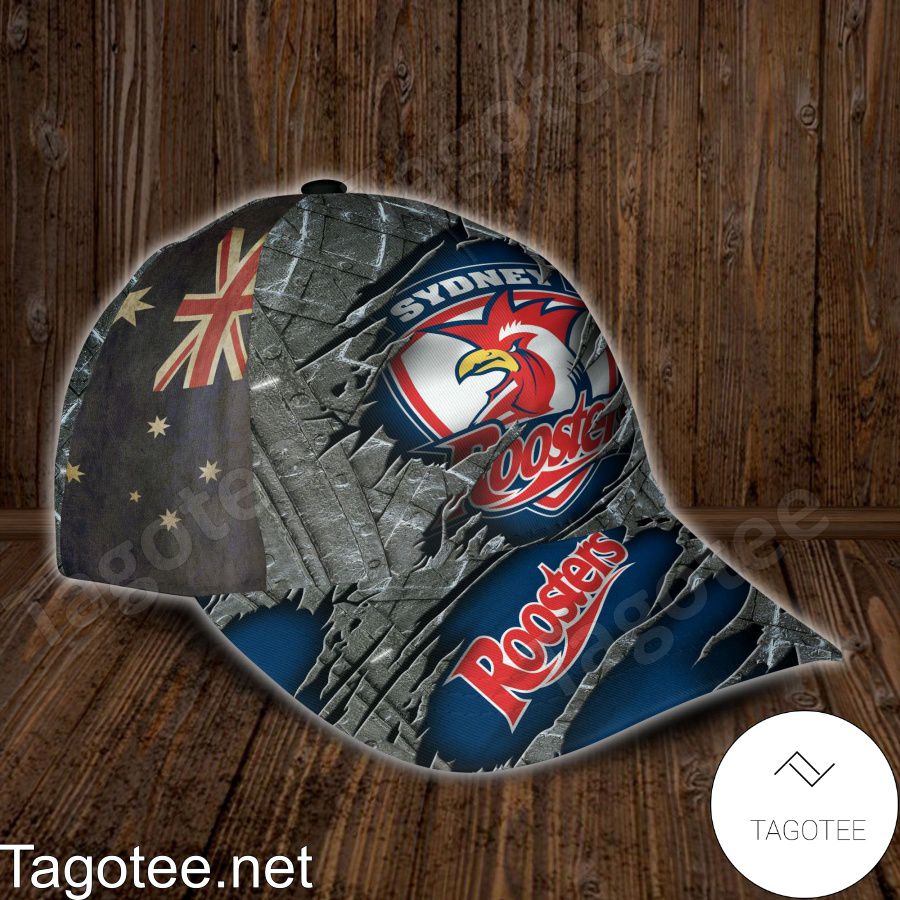 Sydney Roosters NRL Custom Name Personalized Cap a