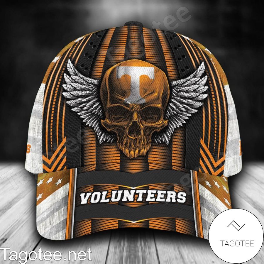Tennessee Volunteers Skull Flag NCAA Personalized Cap