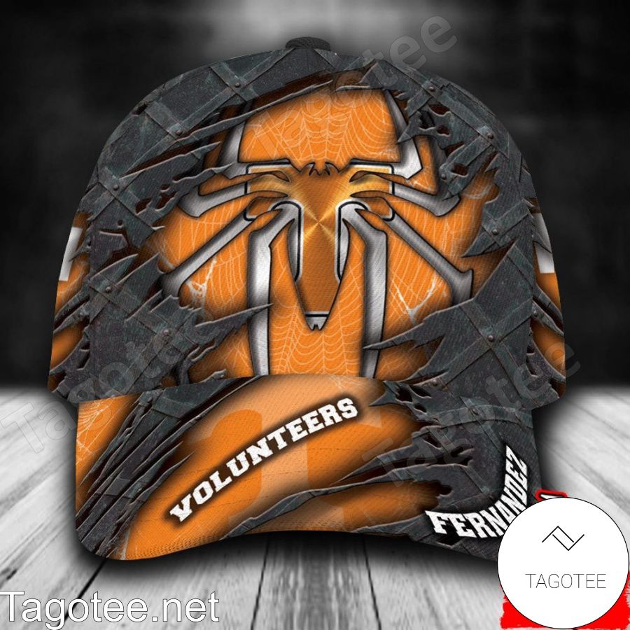 Tennessee Volunteers Spiderman NCAA Personalized Cap