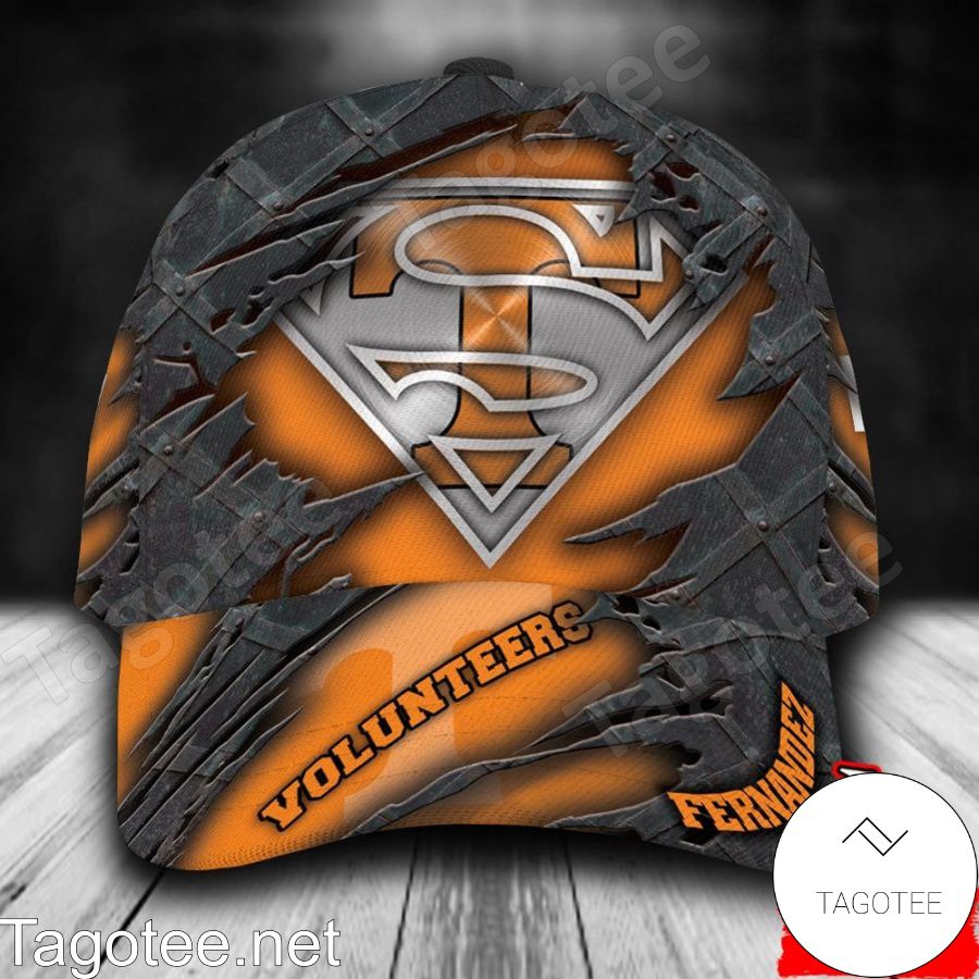 Tennessee Volunteers Superman NCAA Personalized Cap