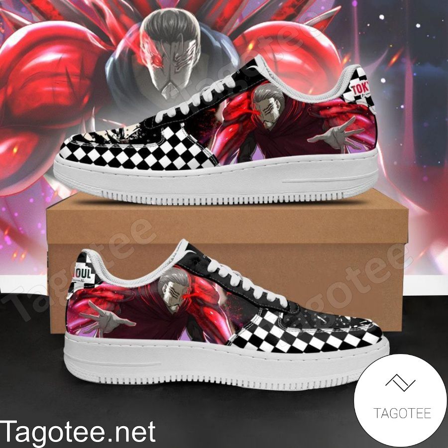 Tokyo Ghoul Yoshimura Checkerboard Anime Air Force Shoes