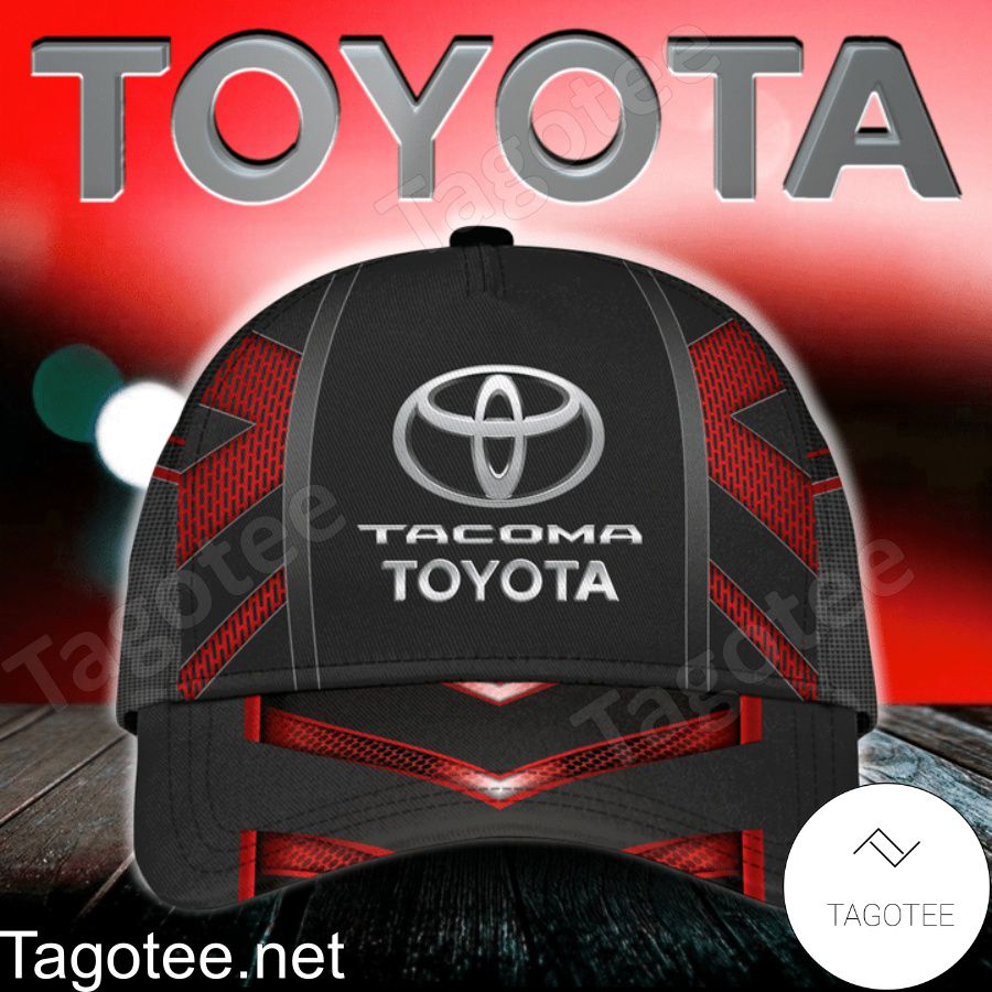 Toyota Tacoma Black And Red Cap