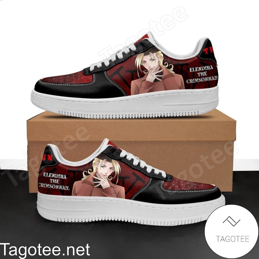 Trigun Elendira the Crimsonnail Anime Air Force Shoes
