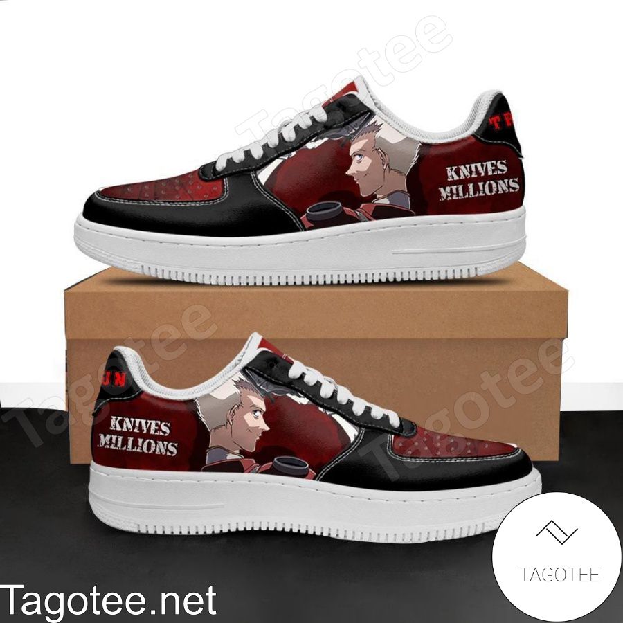 Trigun Knives Millions Anime Air Force Shoes