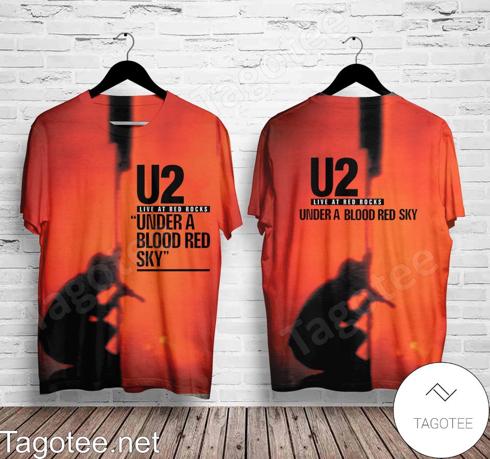 U2 Live At Red Rocks Under A Blood Red Sky Shirt