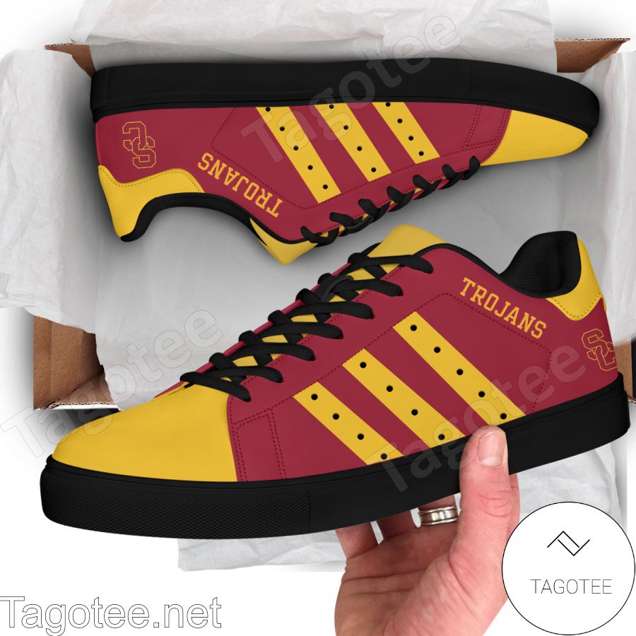 USC Trojans Print Stan Smith Shoes Style - Tagotee