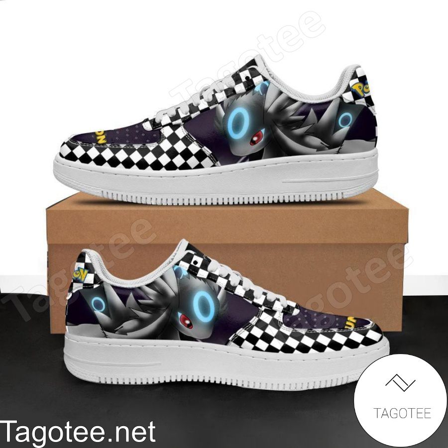 Umbreon Checkerboard Pokemon Air Force Shoes