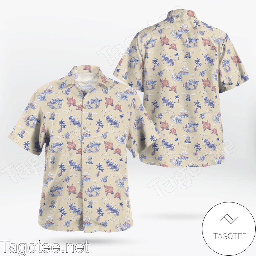 Wartortle Pokemon Hawaiian Shirt