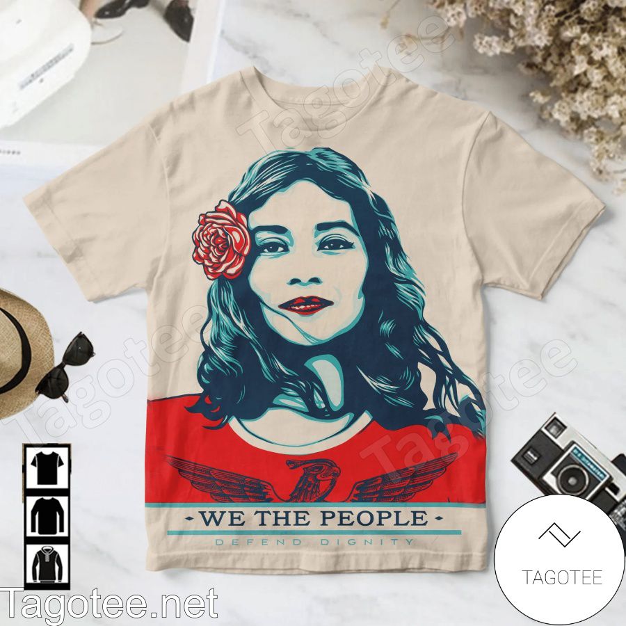 We The People Defend Dignity Art Print Shirt
