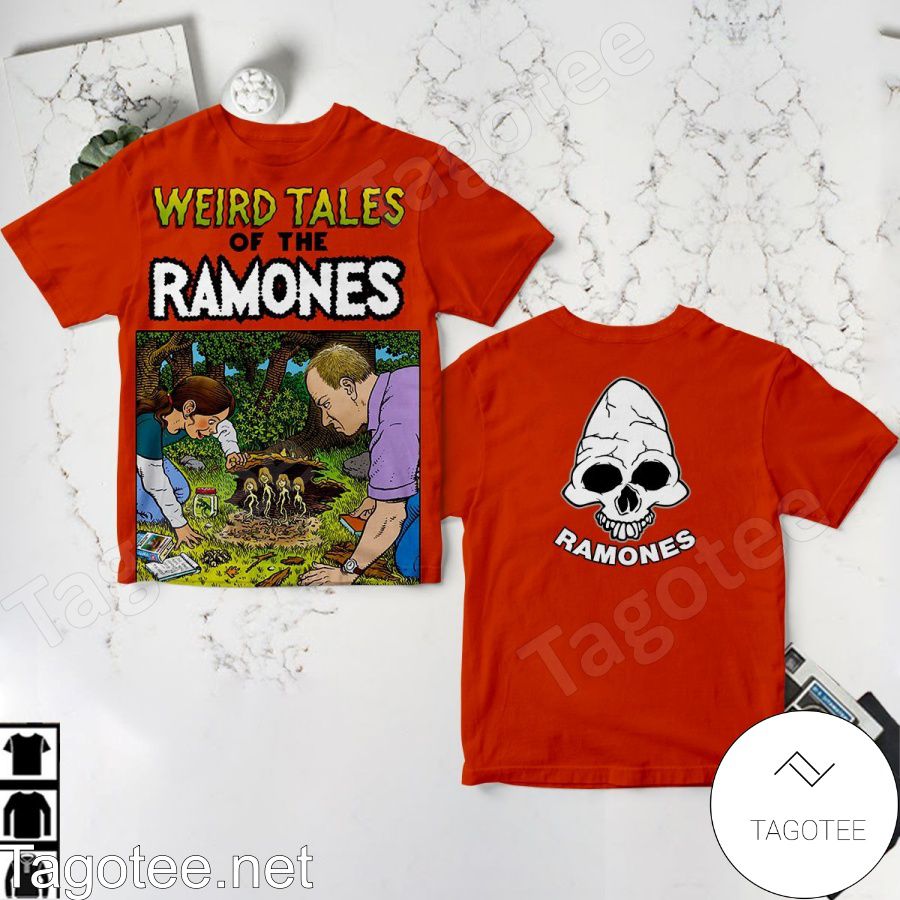 Weird Tales Of The Ramones Album Cover Shirt