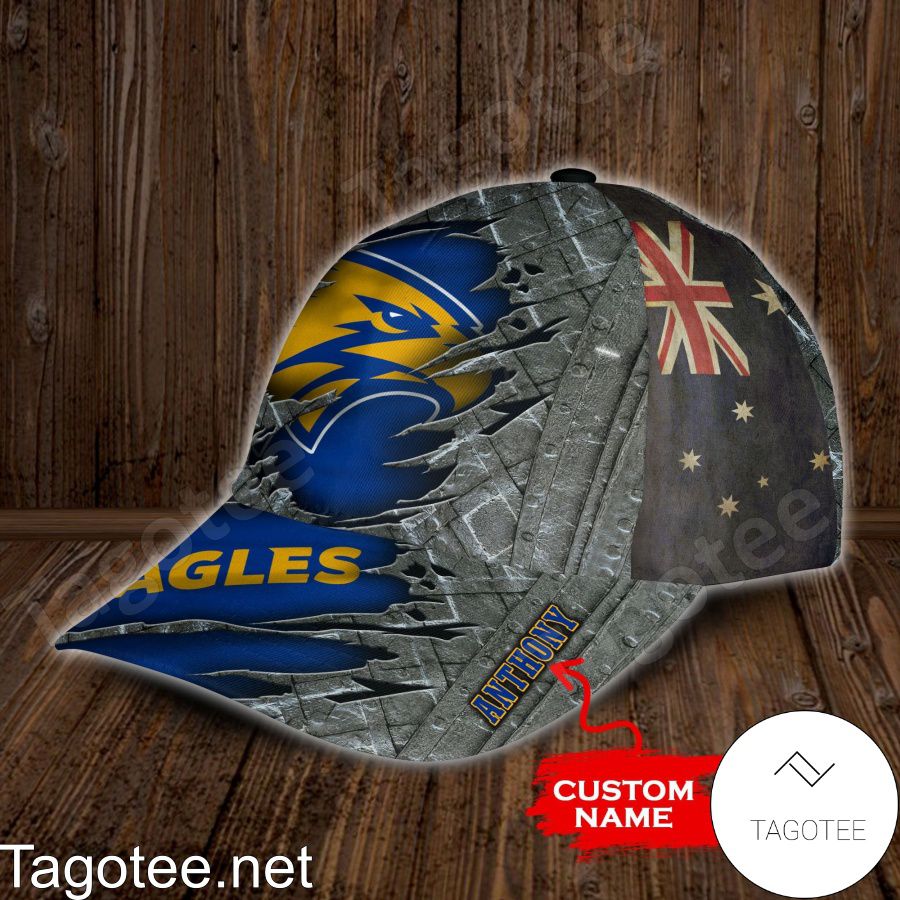 West Coast Eagles AFL Custom Name Personalized Cap b