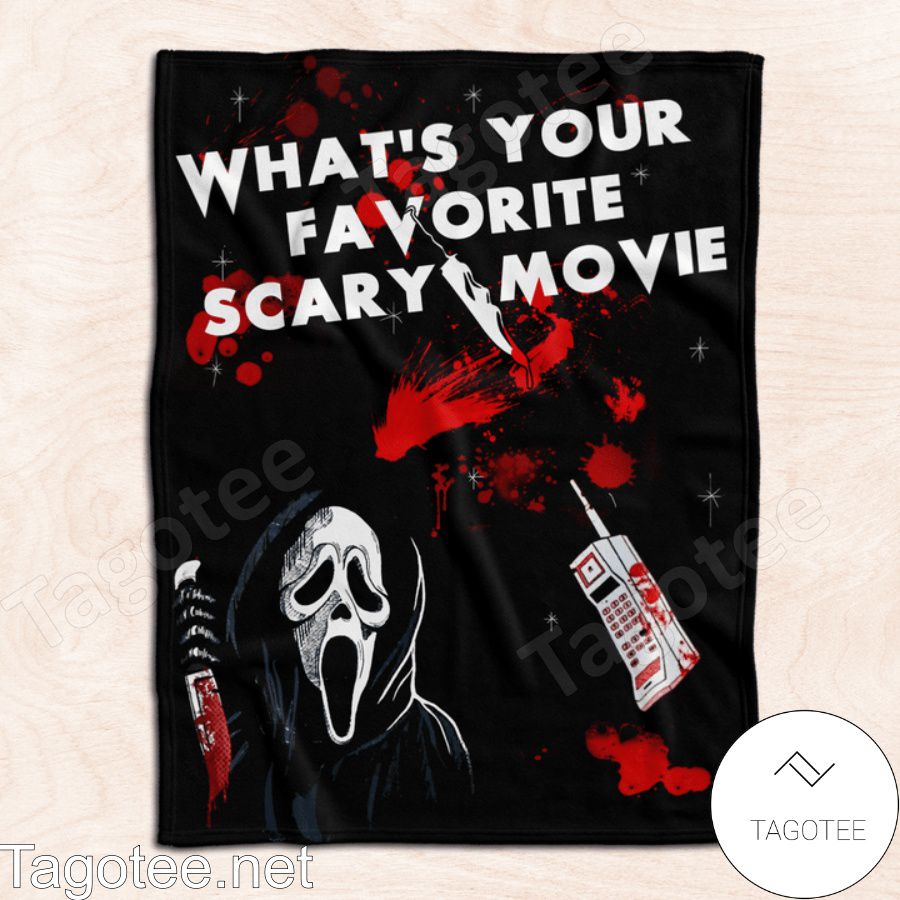What's Your Favorite Scary Movie Fleece Blanket, Quilt a