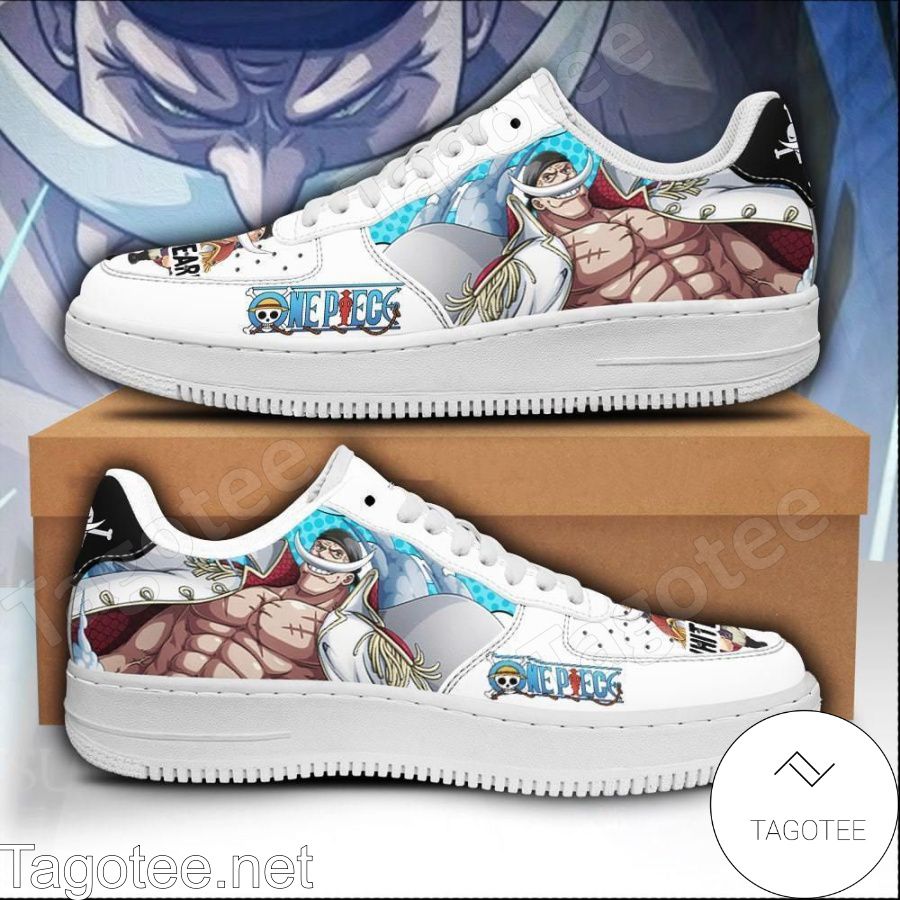 White Beard One Piece Anime Air Force Shoes