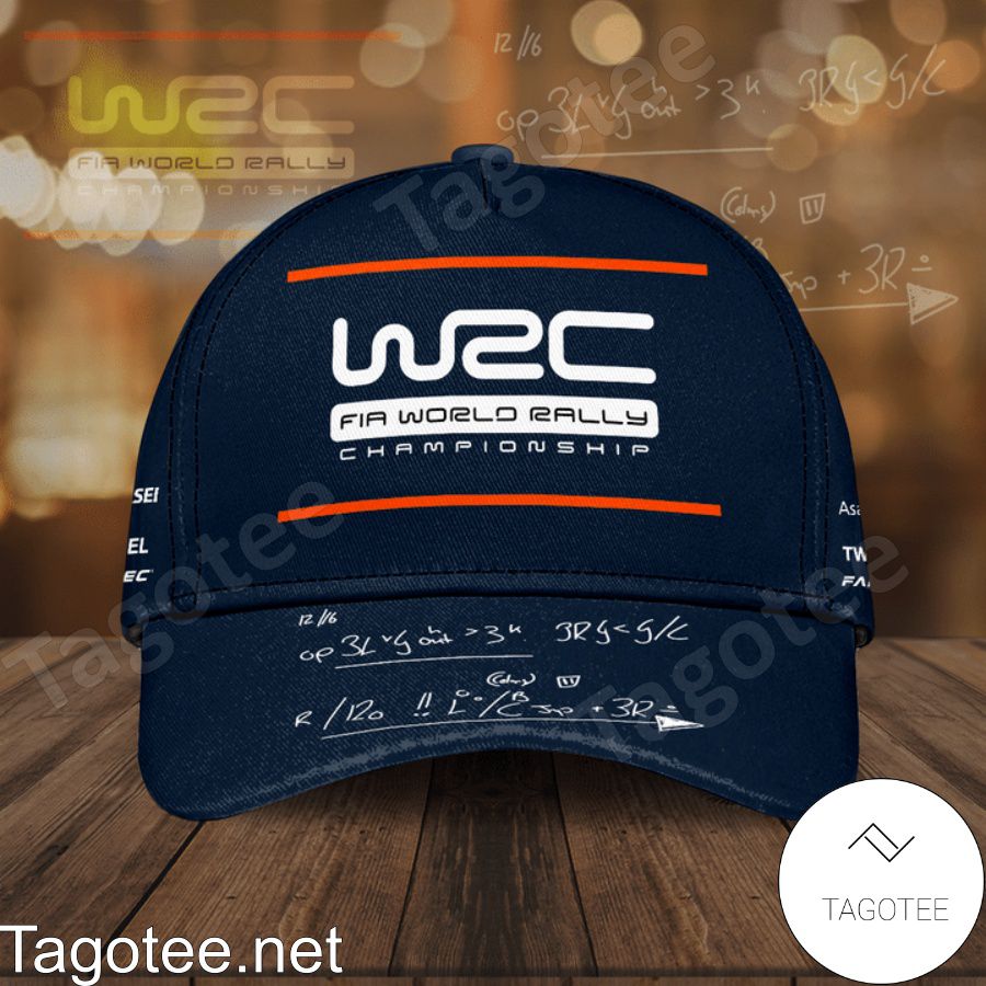 Wrc Fia World Rally Championship Physics Formulas Navy Cap