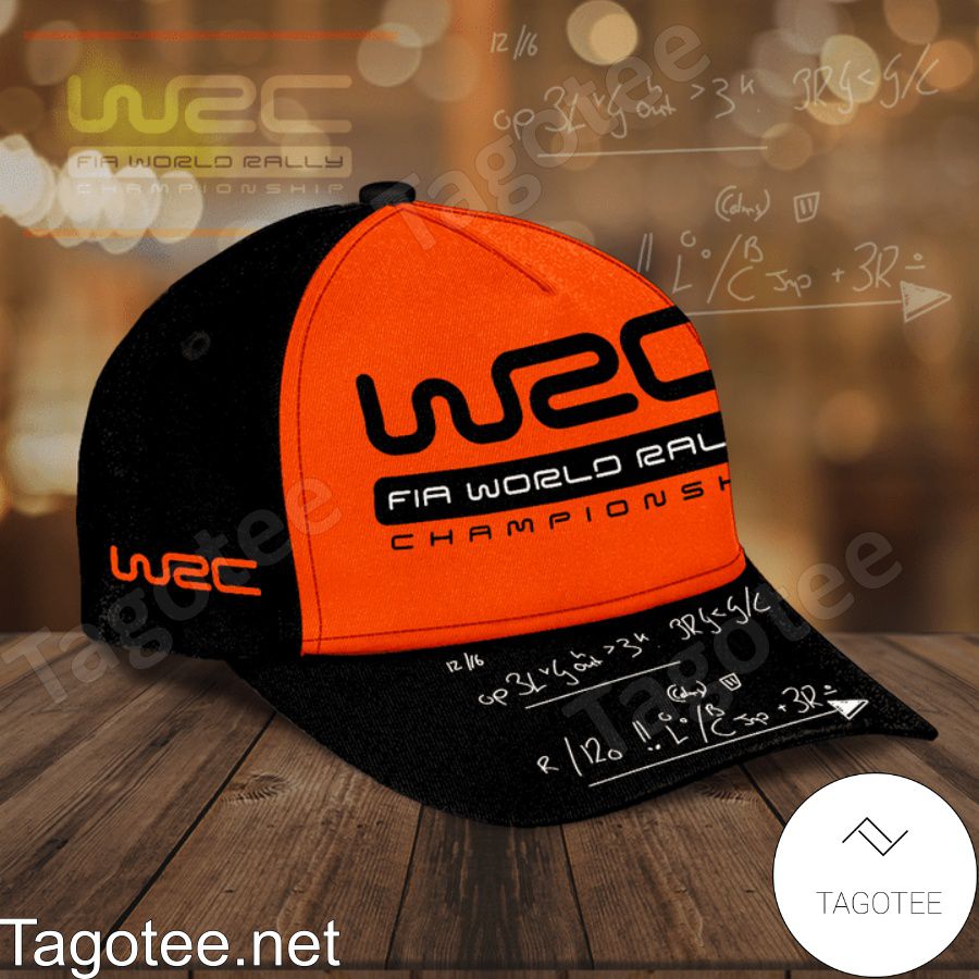 Wrc Fia World Rally Championship Physics Formulas Orange And Black Cap a