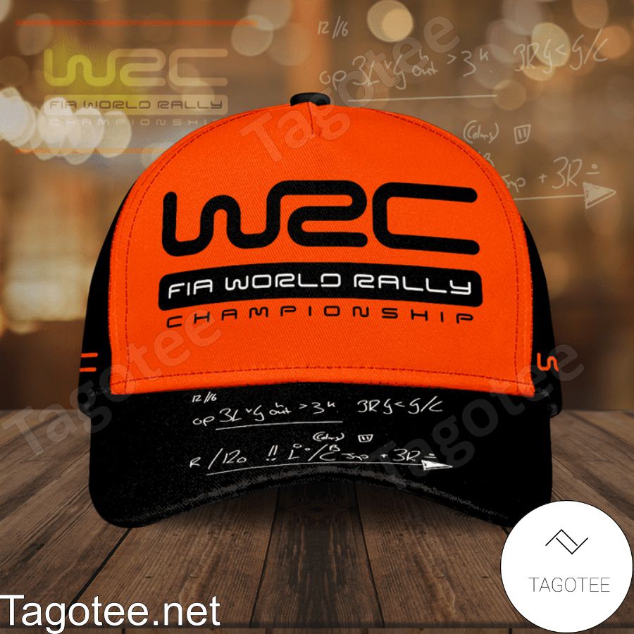 Wrc Fia World Rally Championship Physics Formulas Orange And Black Cap