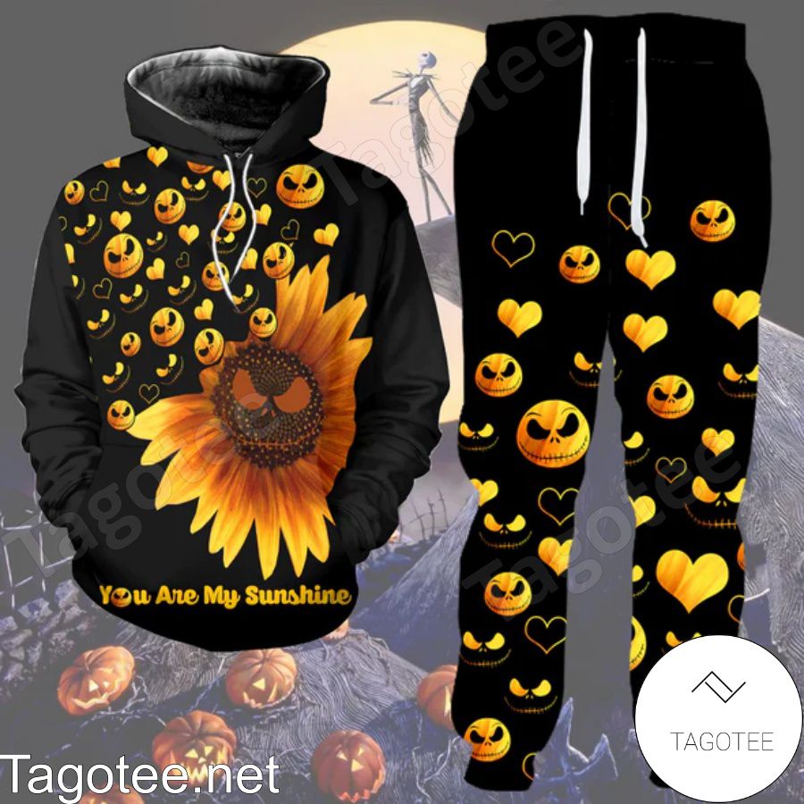 You Are My Sunshine Jack Skellington Hoodie And Long Pants