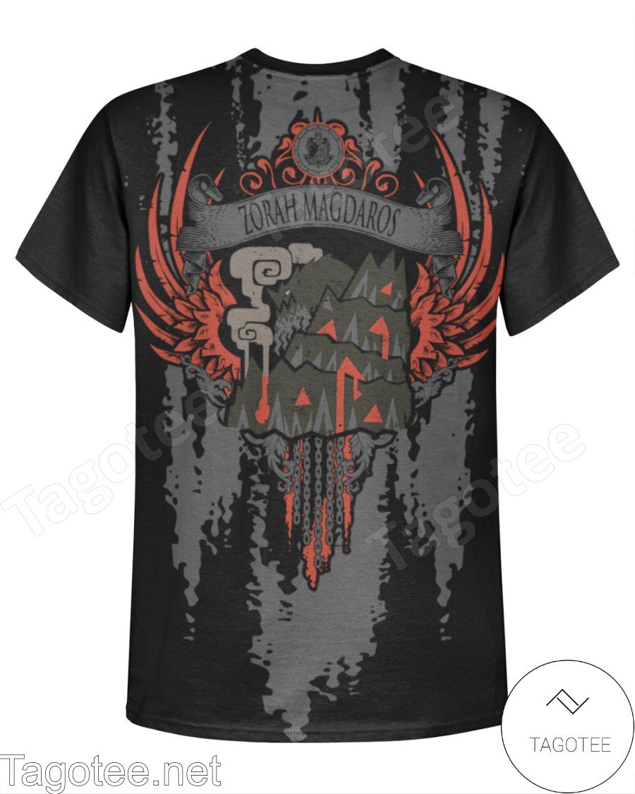 Zorah Magdaros Monster Hunter World Shirt a