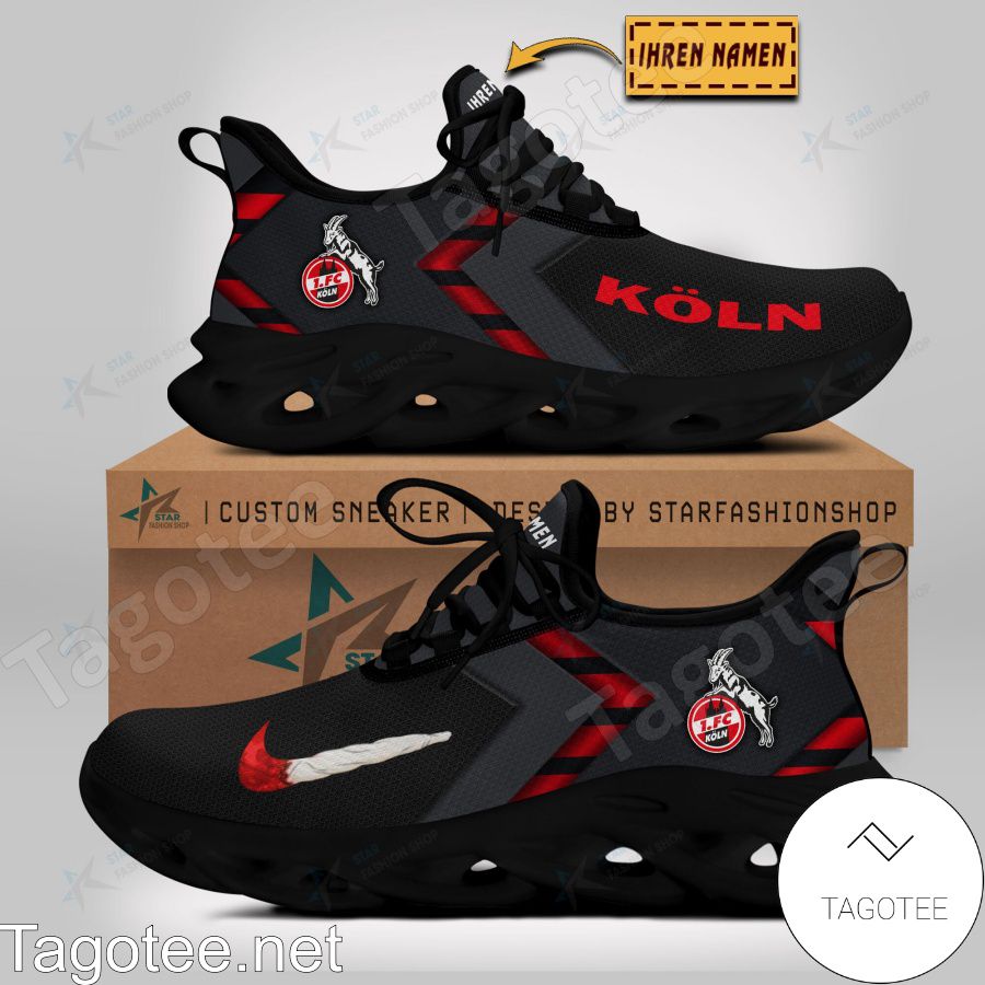 1. FC Koln Personalized Running Max Soul Shoes