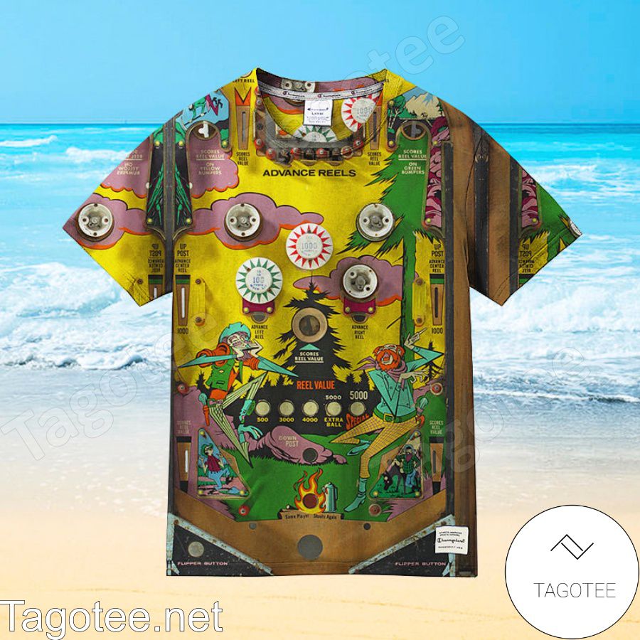 70s Pinball Hawaiian Shirt a