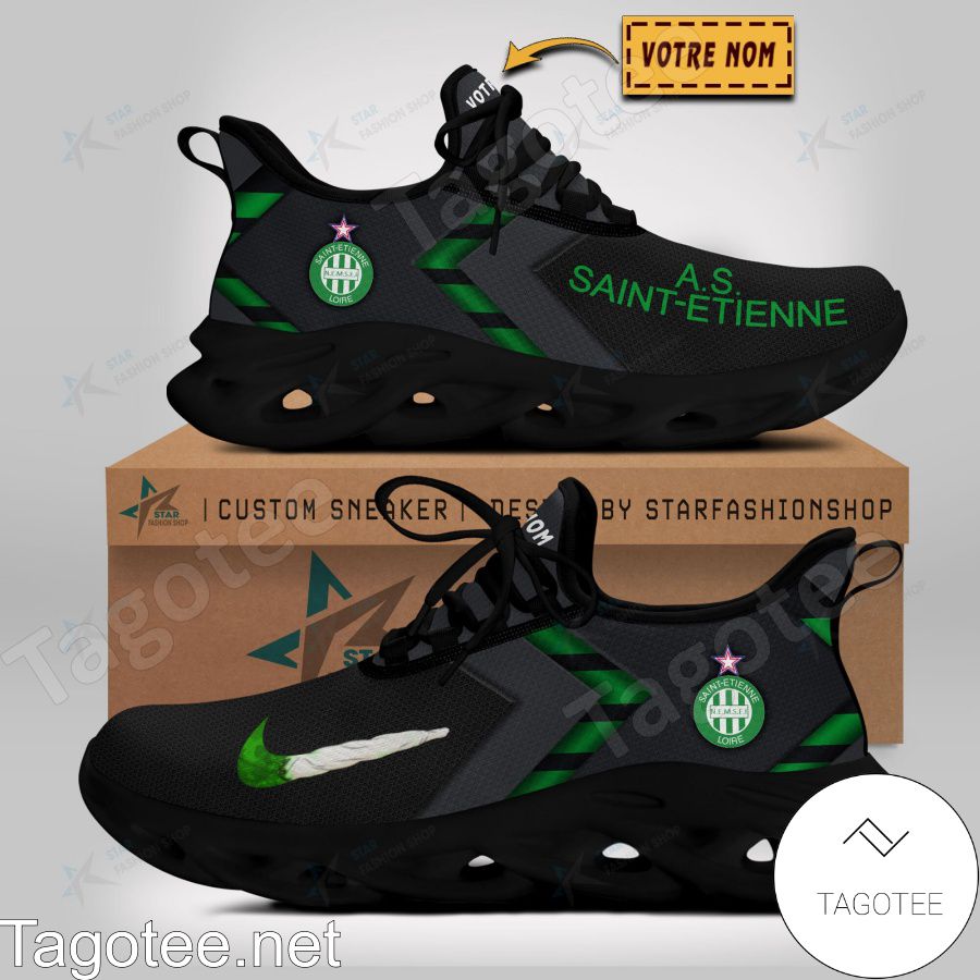 AS Saint-Etienne Personalized Running Max Soul Shoes