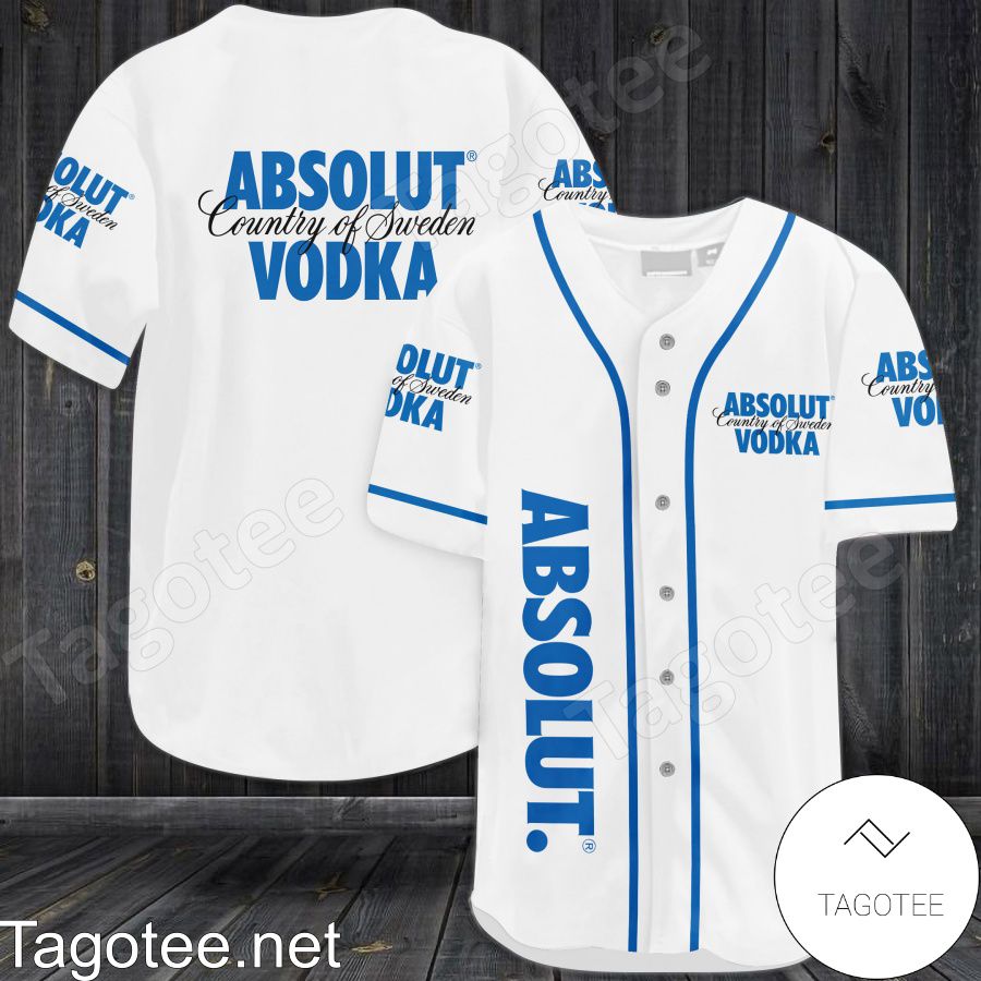 Absolut Vodka Country Of Sweden Baseball Jersey