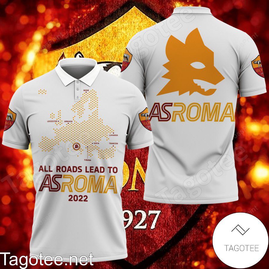 All Roads Lead To AS Roma 2022 Polo Shirt