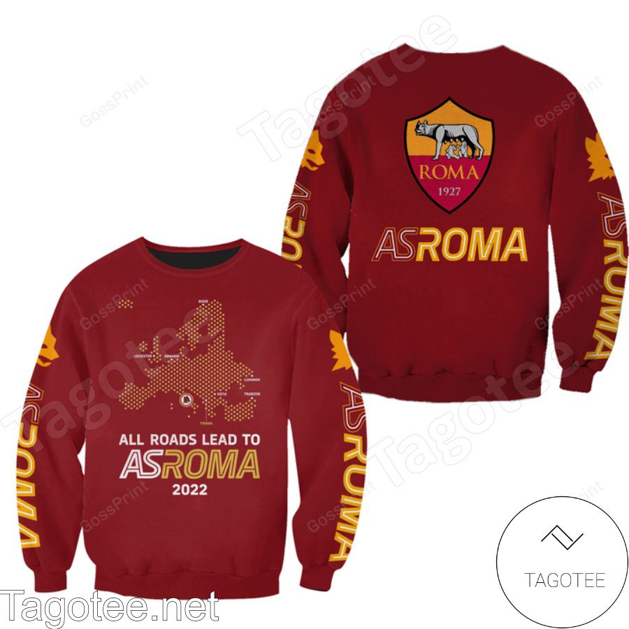 All Roads Lead To As Roma 2022 Hoodie, T-shirts a