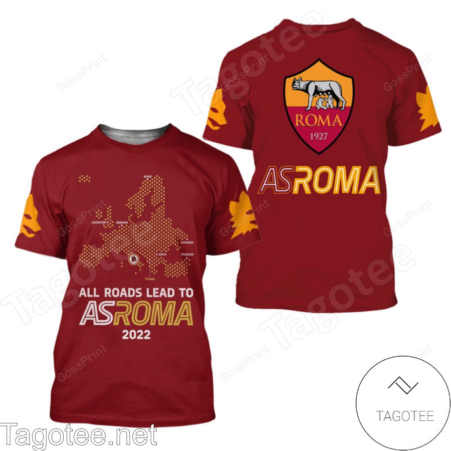 All Roads Lead To As Roma 2022 Hoodie, T-shirts